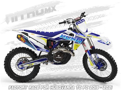 Graphics Kit For Husqvarna TC FC 125 250 350 450 2019 2020 2021 Decals