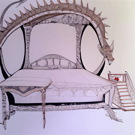 Dragon Bed Design · Creative Fabrica