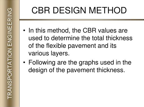 PPT CALIFORNIA BEARING RATIO CBR METHOD PowerPoint Presentation