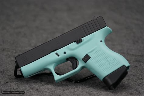 Glock G43 Robins Egg Blue Cerakote 9mm 341 Barrel