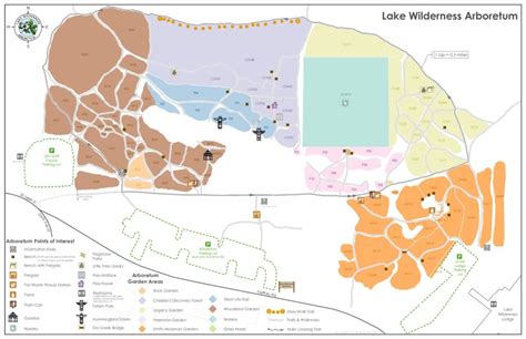 arboretum map lake wilderness arboretum