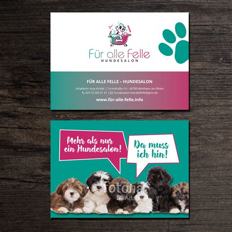 Flyer Design für Hundesalon für alle Felle Flyer Design