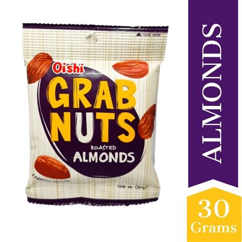 Delicious Oishi Grab Nuts Almonds Peanuts Cashews And Mixed Nuts