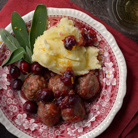 Turkey Meatballs With Cranberry Glaze Simple Seasonal