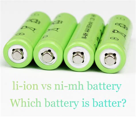 A Comparative Analysis Of Li Ion Vs Ni Mh Battery The Best Lithium