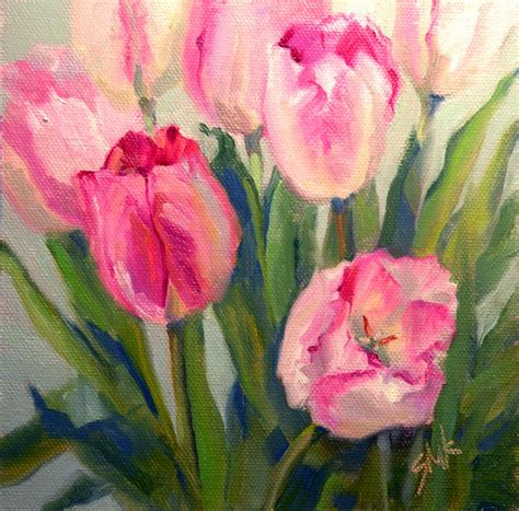 Sandra Kavanaugh Fine Art: Pink Tulips