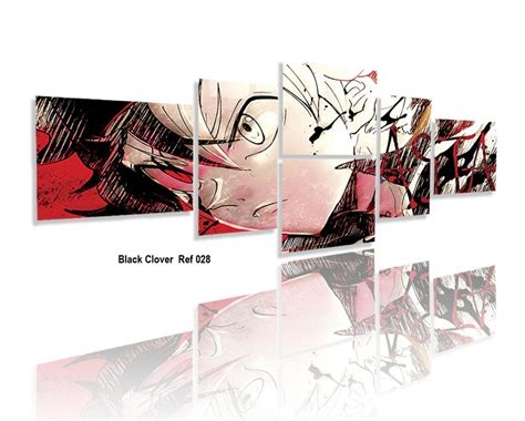 Quadro Decorativo Anime Black Clover Desenho 1 34x41cm Elo7