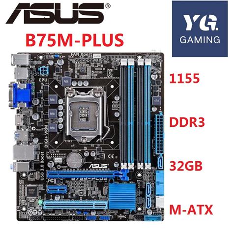 Asus B M Plus Desktop Motherboard B B M Socket Lga Ddr G