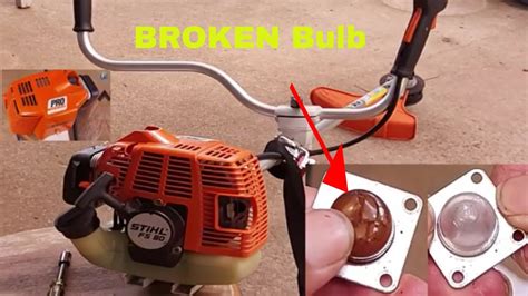 Stihl Line Trimmer How To Replace Repair Primer Bulb Howto Lawncare