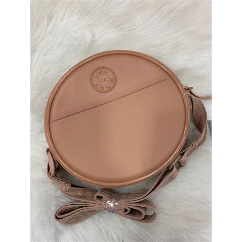 Bolsa Moleca Transversal Redonda Nude Shopee Brasil