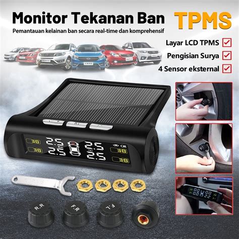 Jual Kongdo Tire Pressure Monitoring System Tpms Monitor Tekanan