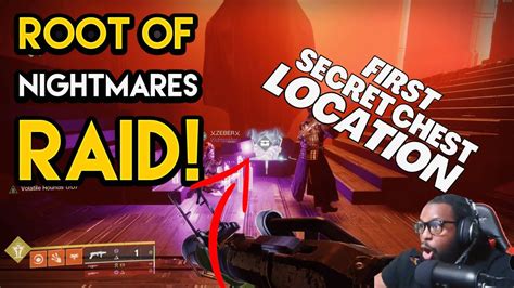 Destiny Root Of Nightmares Raid First Secret Chest Location After