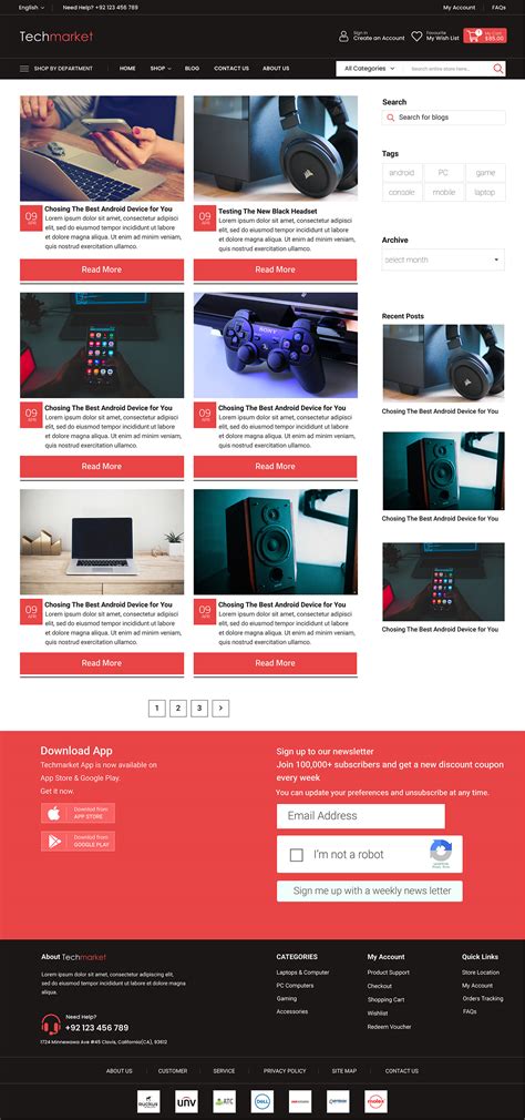 E-commerce | Shopping Website UI Design :: Behance