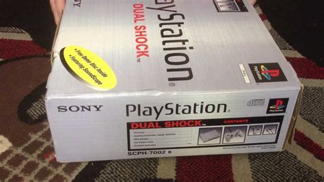 Nostalgamer Unboxes Sony Playstation SCPH 7002 PAL Version YouTube