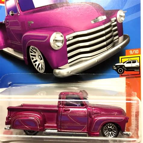 NEW HOT WHEELS La Troca Pink 1950 Chevrolet 3100 Lowrider 2022 No 116