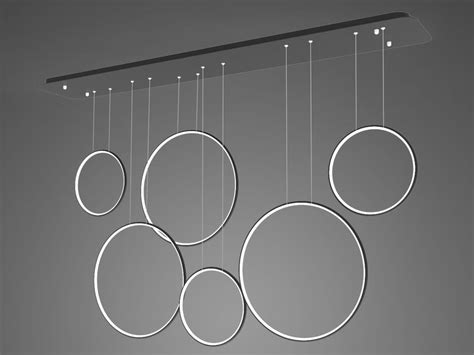 Lampada A Sospensione A Led In Alluminio Led Rings No By Altavola Design