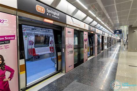 Springleaf MRT Station Platform A Land Transport Guru