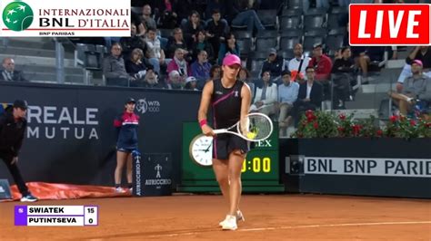 Swiatek Vs Putintseva Live Streaming Italian Open Yulia Putintseva