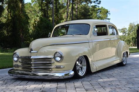 350 Powered 1948 Plymouth Sedan Street Rod For Sale On Bat Auctions