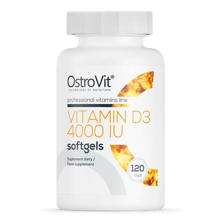 DHA Vitamin D3 60 Capsules Ostrovit Masscle Tienda De