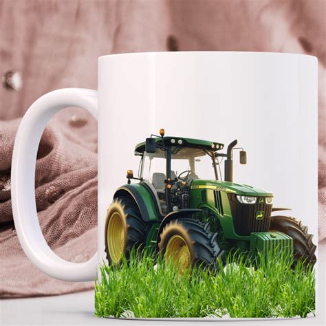 Sublimation Mug Wrap Design Digital Download John Deere Tractor 11oz