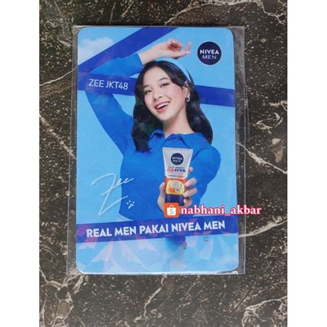 Jual Photocard Jkt Nivea Men Zee Shani Original Official Shopee