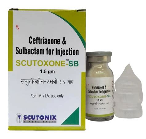 Scutoxone Sb Ceftriaxone And Sulbactam Scutoxone Injection Gm At