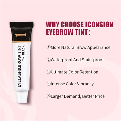 Iconsign Eyelash Eyebrow Dye Tint Kit Brow Lamination Mascara Lift