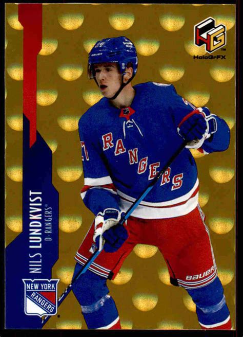 2021 22 Upper Deck HG 15 Nils Lundkvist HoloGrFx Rookies Gold EBay