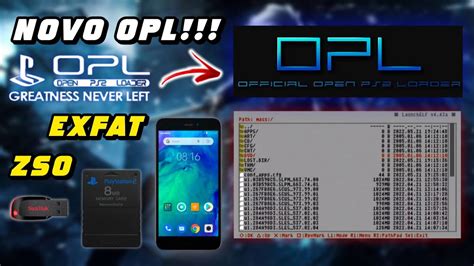 NOVO OPL Suporta ExFat e ZSO TRADUÇÃO Como ATUALIZAR Pelo Celular