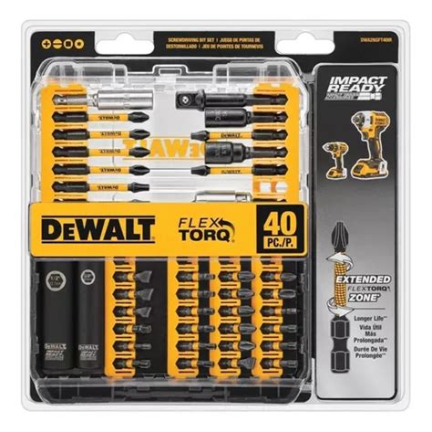 Dewalt Flextorq Juego De 40 Puntas De Impacto Envío gratis