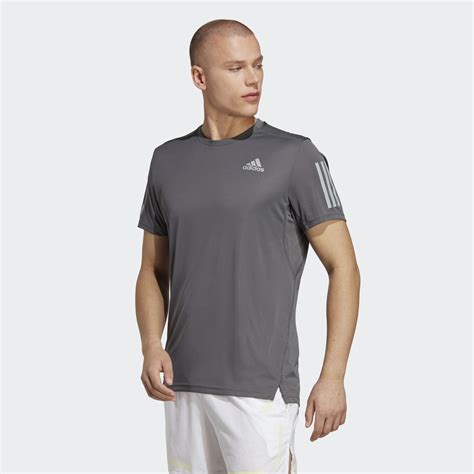 Men S Clothing Own The Run Tee Grey Adidas Egypt