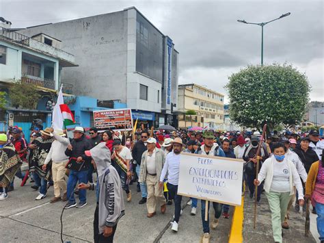 Pelileo Marcha Para Pedir Salida De Extranjeros De Su Territorio