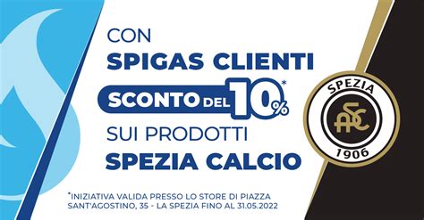 Accendi Il Risparmio Con Spigas Clienti E Spezia Calcio Spigas Clienti