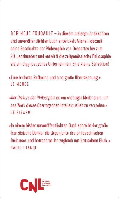 Der Diskurs Der Philosophie Buch Von Michel Foucault Suhrkamp Verlag