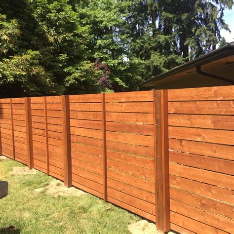 Custom Mercer Island Fence Classique Chic Jardin Seattle Par