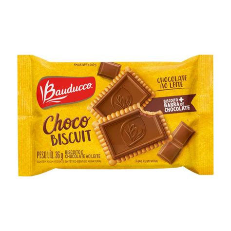 Biscoito Bolacha Bauducco Choco Biscuit Pacote G