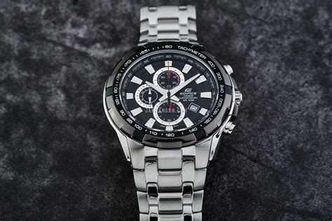 Casio Edifice EF 539D 1AVUDF Chronograph Black Dial Stainless Steel