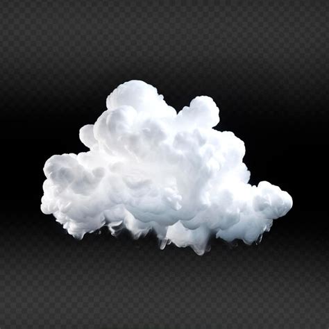 Nubes Blancas Aisladas Archivo Psd Premium