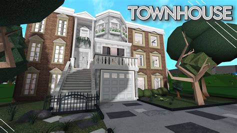 Bloxburg Townhouse House Build Youtube