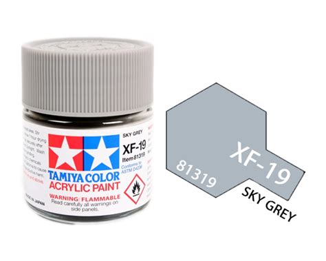 Tamiya Acrylic Mini Xf 19 Sky Grey Tjd Models