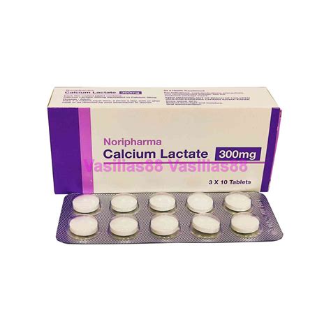 Noripharma Calcium Lactate Mg X Tablets Shopee Malaysia