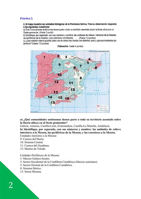 Soluciones a la práctica de geografía física i PDF