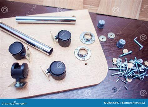 Fasteners For Collecting Furniture A Set Of Fasteners For Assembling A