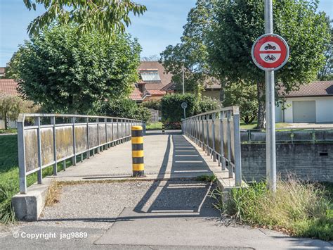 Bry Pedestrian Bridge Over The Broye River Payerne Ca Flickr