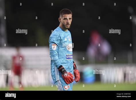 Roland Csaba Niczuly Goalkeeper Of Sepsi OSK Reacts During The Match