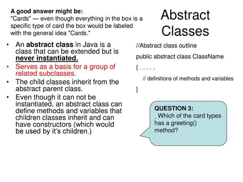 Abstract Classes Java Ppt Download