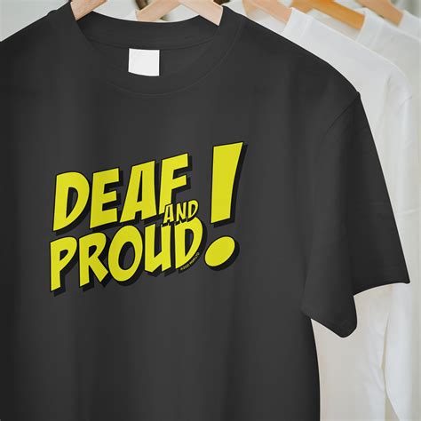 Deaf And Proud Tシャツ Deaf Store Japan