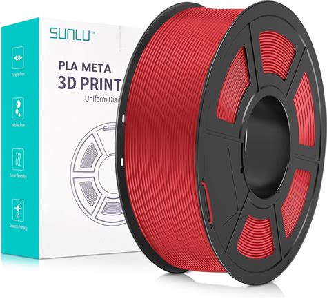 SUNLU Meta PLA Filament 1 75mm Neatly Wound PLA Meta Filament Bonne