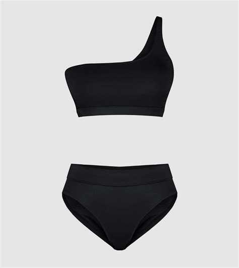 Buy Trendyol Solid Bikini Set In Black Thstreet Saudi Arabia